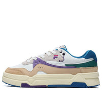 (WMNS) FILA FUSION Low-Top Skate Sneakers 'White Blue Khaki' T12W145107FGB