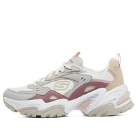 (WMNS) Skechers Stamina V2 'Light Gray White Red' 149909-LGMT