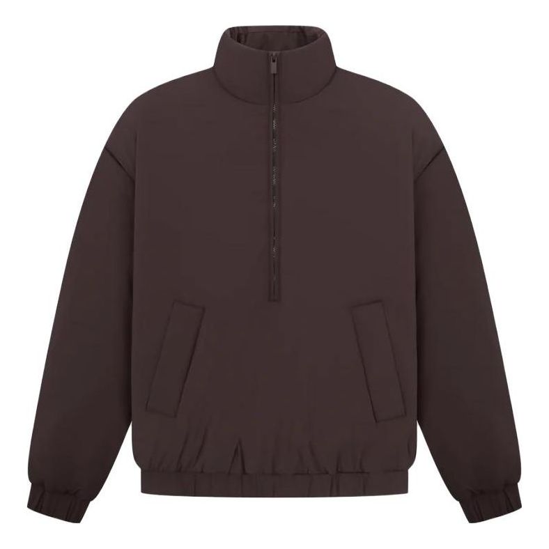 Fear of God Essentials SS23 Nylon Puffer Jacket 'Plum' FOG-SS23-032