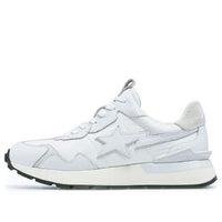 (WMNS) A BATHING APE Road Sta Express Leather Low 'White' 1I70-291-014-WHITE