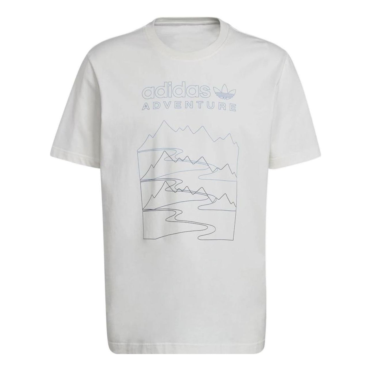 adidas Adventure Mountain Front T-Shirt 'White' HK5006