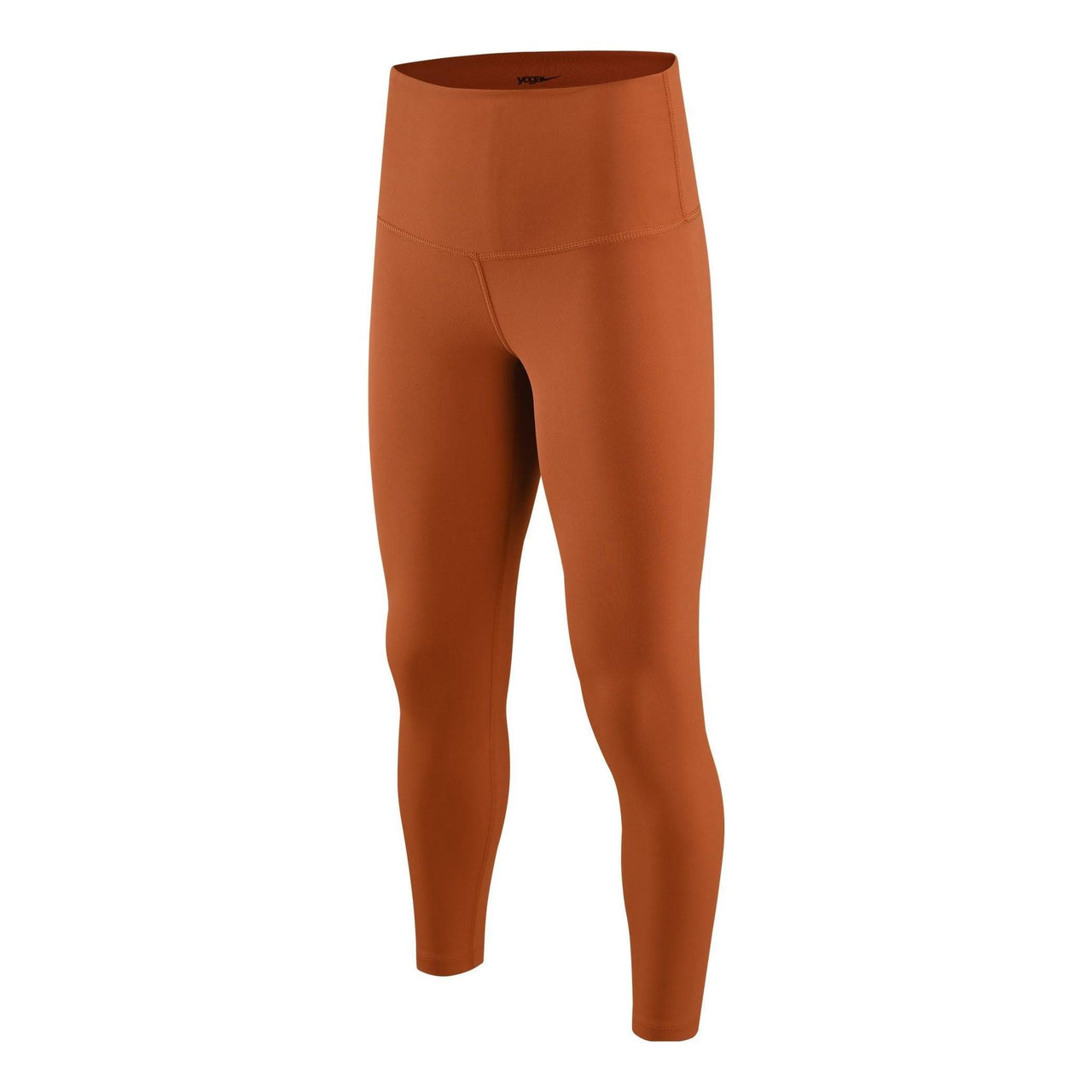(WMNS) Nike Logo high-waisted nine-point inner pants 'bronze' DM7024-246