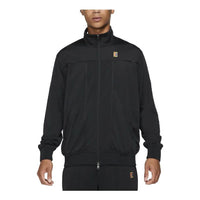 Nike court tennis zipped jacket 'Black' DC2566-010