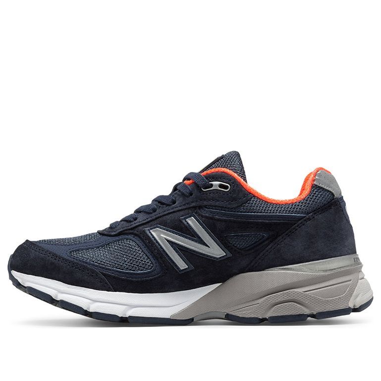 (WMNS) New Balance 990v4 Made in USA 'Navy Orange' W990NV4
