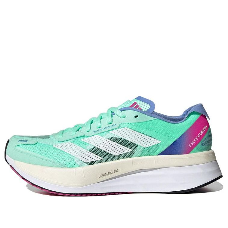 (WMNS) adidas Adizero Boston 11 'Pulse Mint   Cloud White'  HQ3696