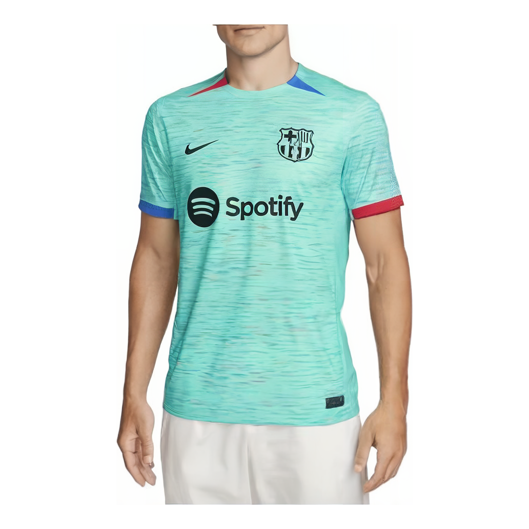 Nike Dri-FIT FC Barcelona 23-24 Stadium Third Soccer Jersey 'Lake Green' DX9820-487