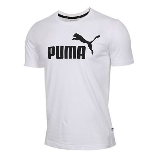 PUMA ESS NO.1 Logo Round Neck Short Sleeve White 844642-02