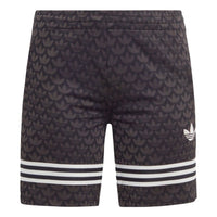 adidas Adicolor 70s Monogram Shorts Asia Sizing 'Black' IP6973