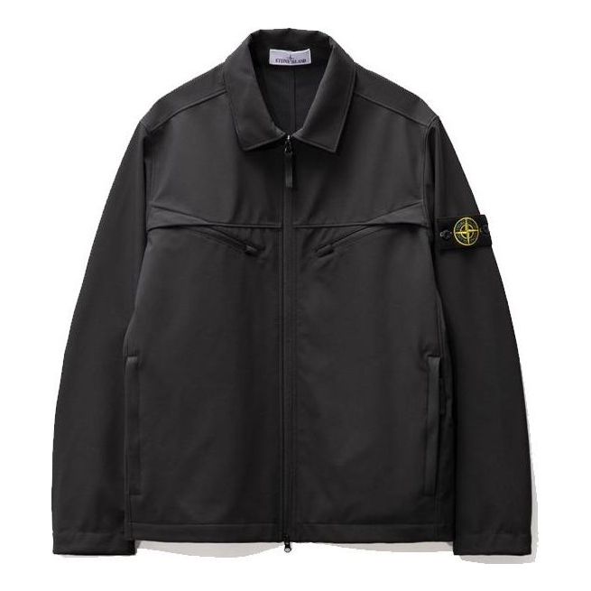 STONE ISLAND Light Soft Shell-R Jacket 'Black' 781541027-V0029