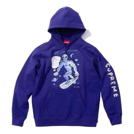 Supreme x Daniel Johnston Hooded Sweatshirt 'Purple White' SUP-SS20-633