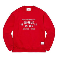 Supreme x WTAPS Crewneck 'Red White' SUP-FW21-339