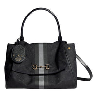 (WMNS) Gucci Paparazzo Medium Top Handle Bag 'Grey Black' 875018-AAHHD-1094