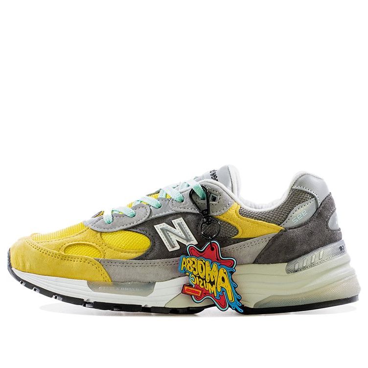 New Balance Amoeba Music x Nice Kicks x 992 Made in USA 'Peace Through Music - Grey' M992NK1
