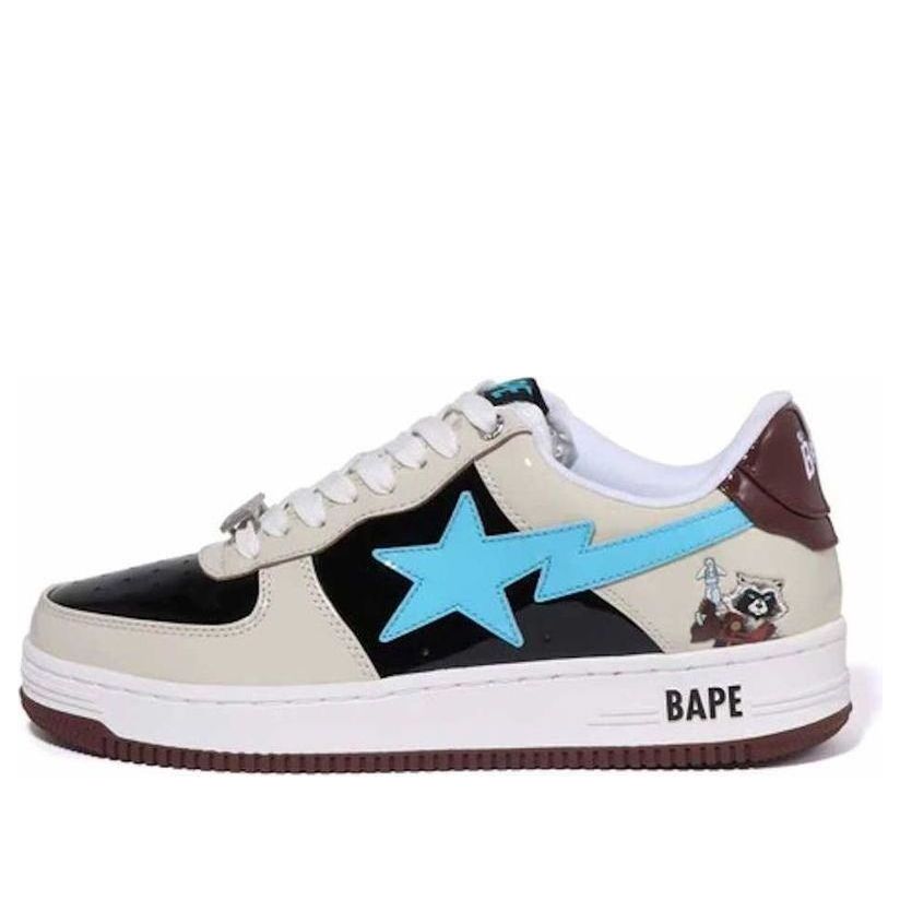 A BATHING APE x Marvel Comics Bape Sta Low 'Cream Black' 0ZXSHM191906J-GYB