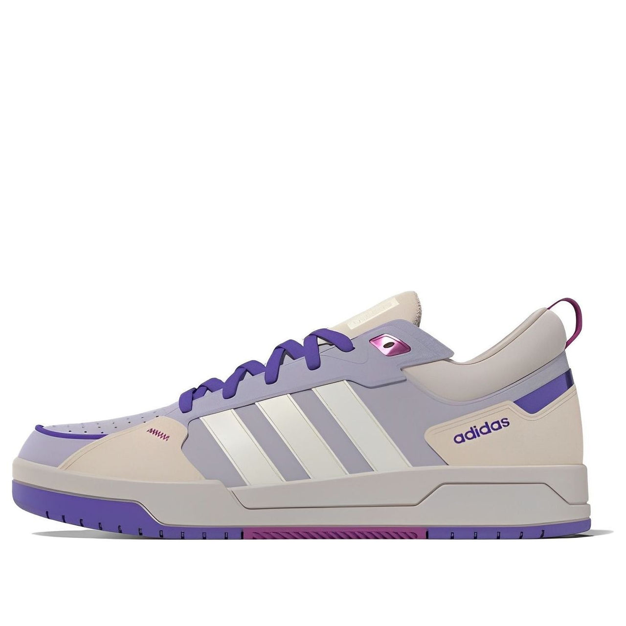 (WMNS) adidas Neo 100DB Shoes 'Beige Purple White' HQ4550