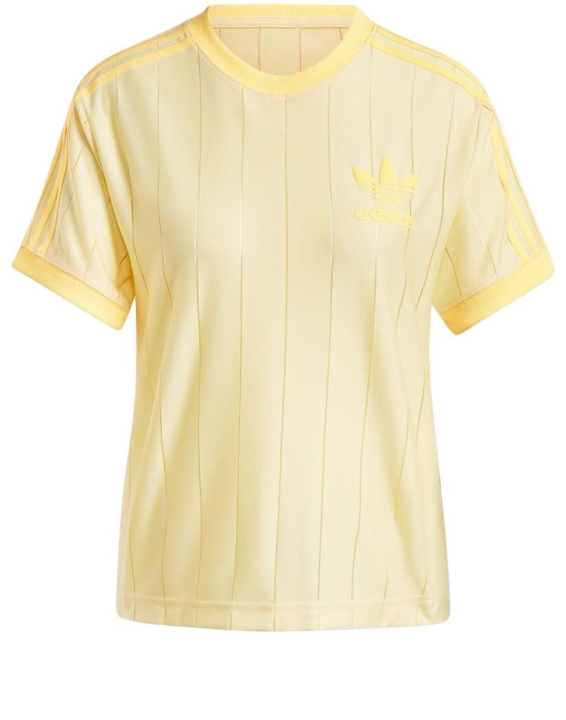 (WMNS) adidas Originals 3-Stripes T-Shirt Asia Sizing 'Yellow' IT9869