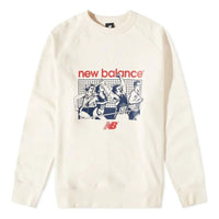 New Balance Athletics Remastered Graphic French Terry Crewneck Sweatshirt 'Beige' MT31525-GIE