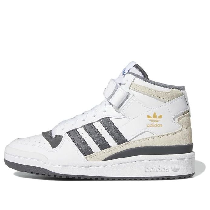 (GS) adidas originals Forum Mid Shoes 'White Grey' GY7061