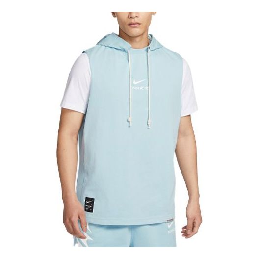 NIKE DRI-FIT Sweat-Wicking Sleeveless Hooded Vest 'Blue' FJ7224-442