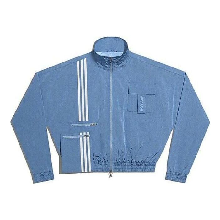 adidas originals x Ivy Park Crossover Classic Stripe Sports Jacket Unisex Blue H33303