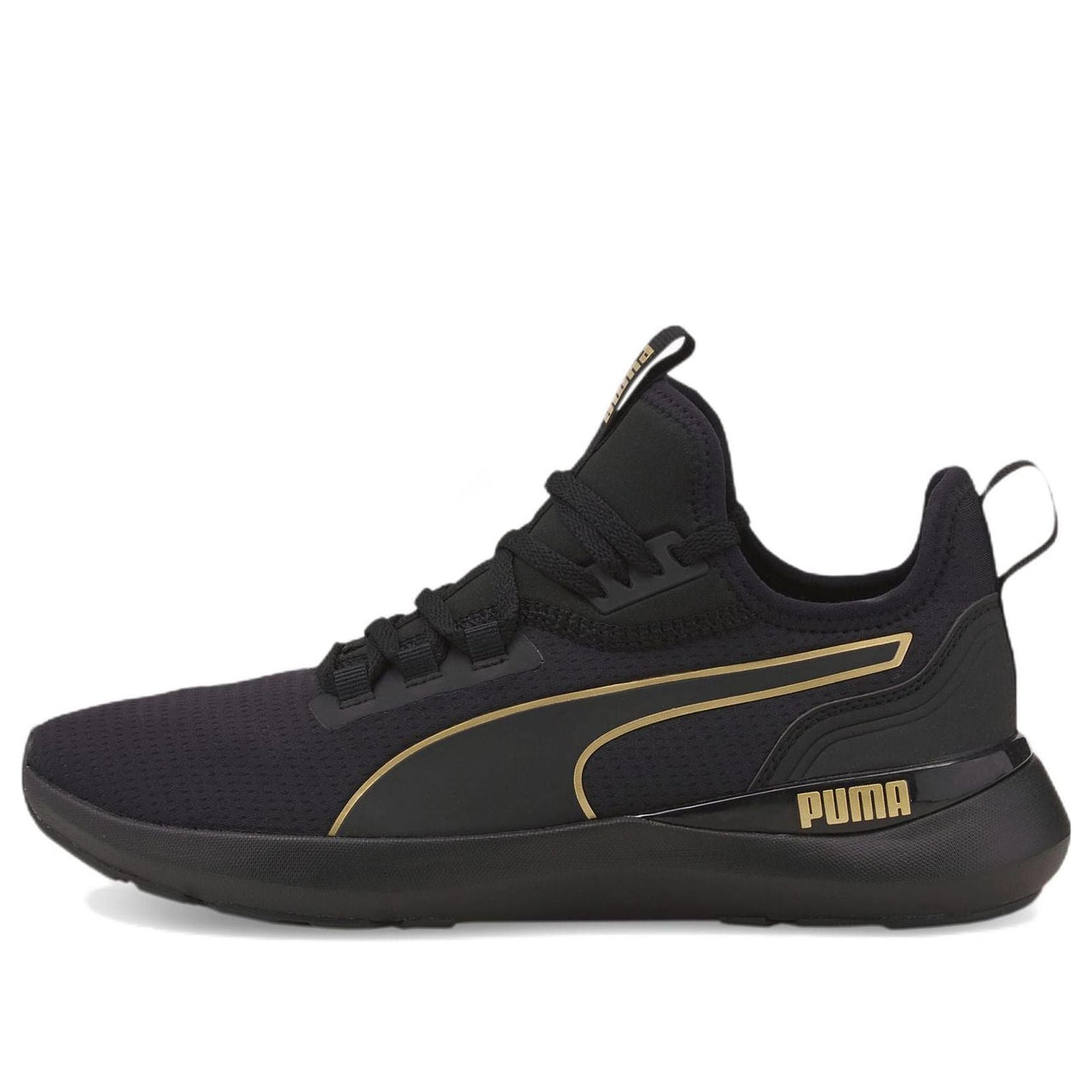 (WMNS) PUMA Pure XT 'Black Team Gold' 195328-07