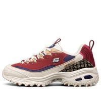 (WMNS) Skechers D'lites 2021 New Year White/Red 66666348-MULT