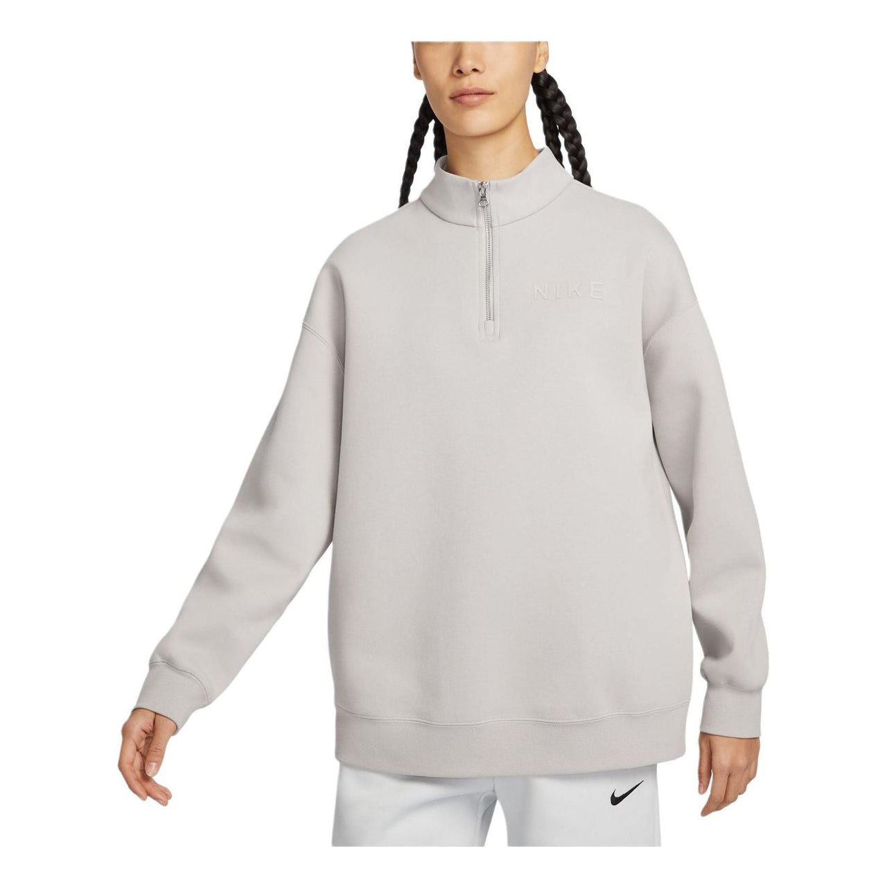 (WMNS) Nike Sportswear Top 'Light Iron Ore' HF5175-012