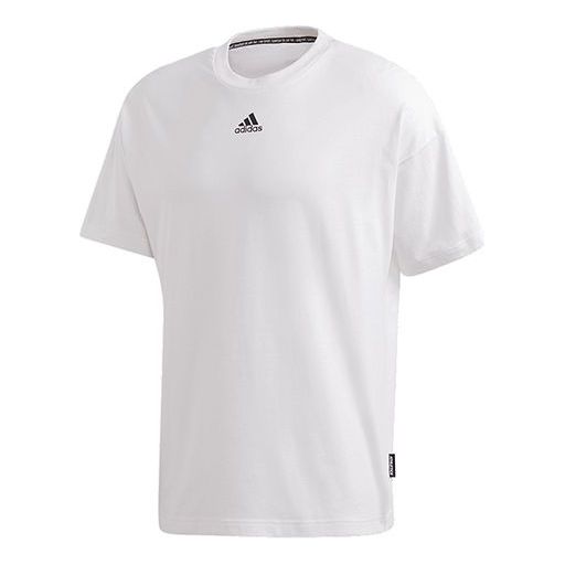 Men's adidas Back Short Sleeve White T-Shirt GC9057