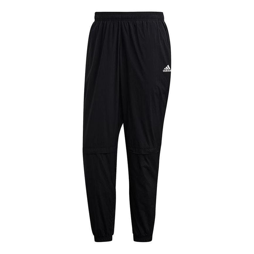 Men's adidas Mh Wv Tp Running Training Woven Bundle Feet Sports Pants/Trousers/Joggers Black FL3898