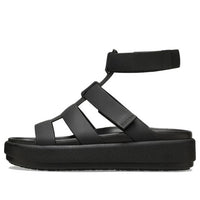 (WMNS) Crocs Brooklyn Luxe Gladiator Sandals 'Black' 209557-060
