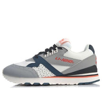 Li-Ning 001 Retro Athleisure Casual Sports Shoes Gray White AGCQ065-4