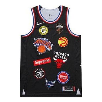 Nike Lab x Supreme x NBA Tank Top 'Black Multi' AQ4227-010