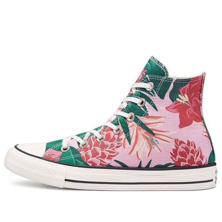 Converse Chuck Taylor All Star High 'Jungle Scene - Pink Floral Print' 171077C