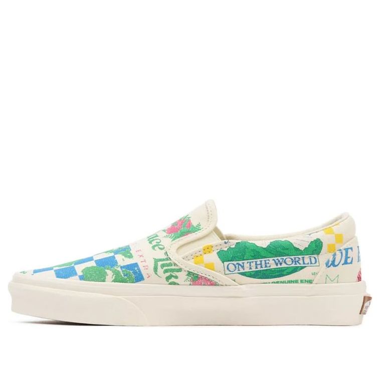 Vans Classic Slip-On Eco Theory 'White Blue' VN000XG8AS1