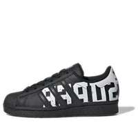 (GS) adidas originals Superstar J Logo 'Black White' FV3745