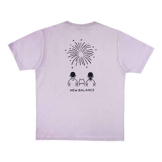 New Balance x Noritake Jointly Signed Flower Pattern Printing Causual GS Purple AMT12391-SG6