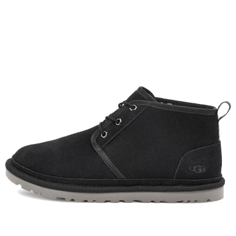 UGG Neumel Corduroy Flat Short Boots Black 1114196-BLK