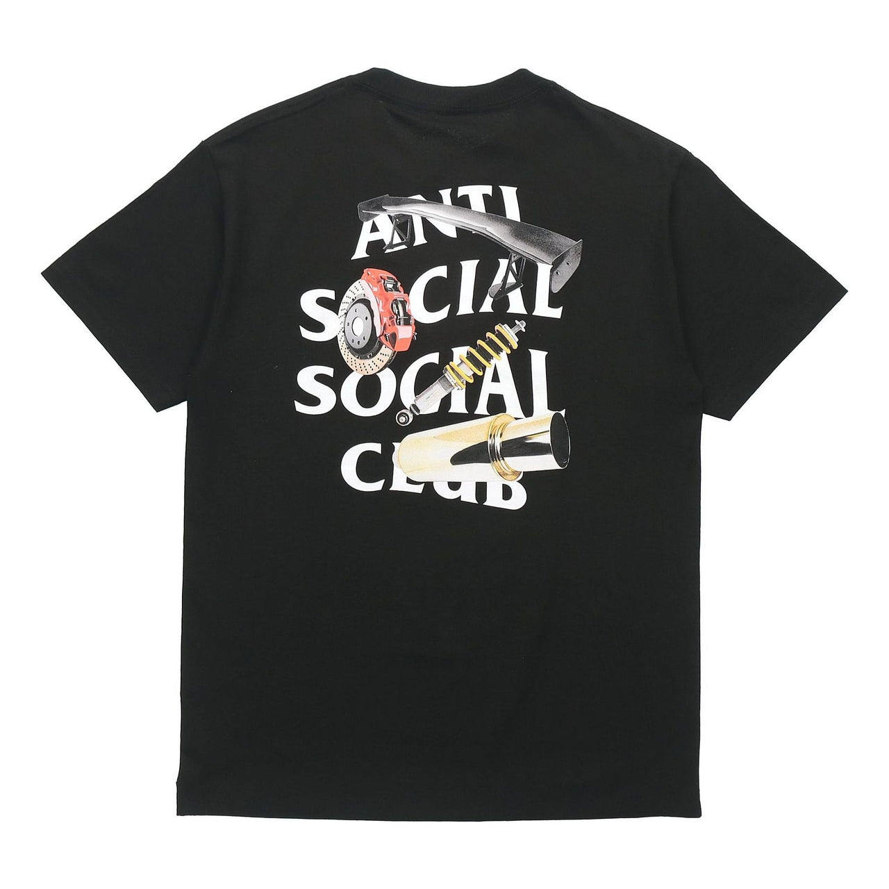 ANTI SOCIAL SOCIAL CLUB Unisex Round-Neck Black ASST375