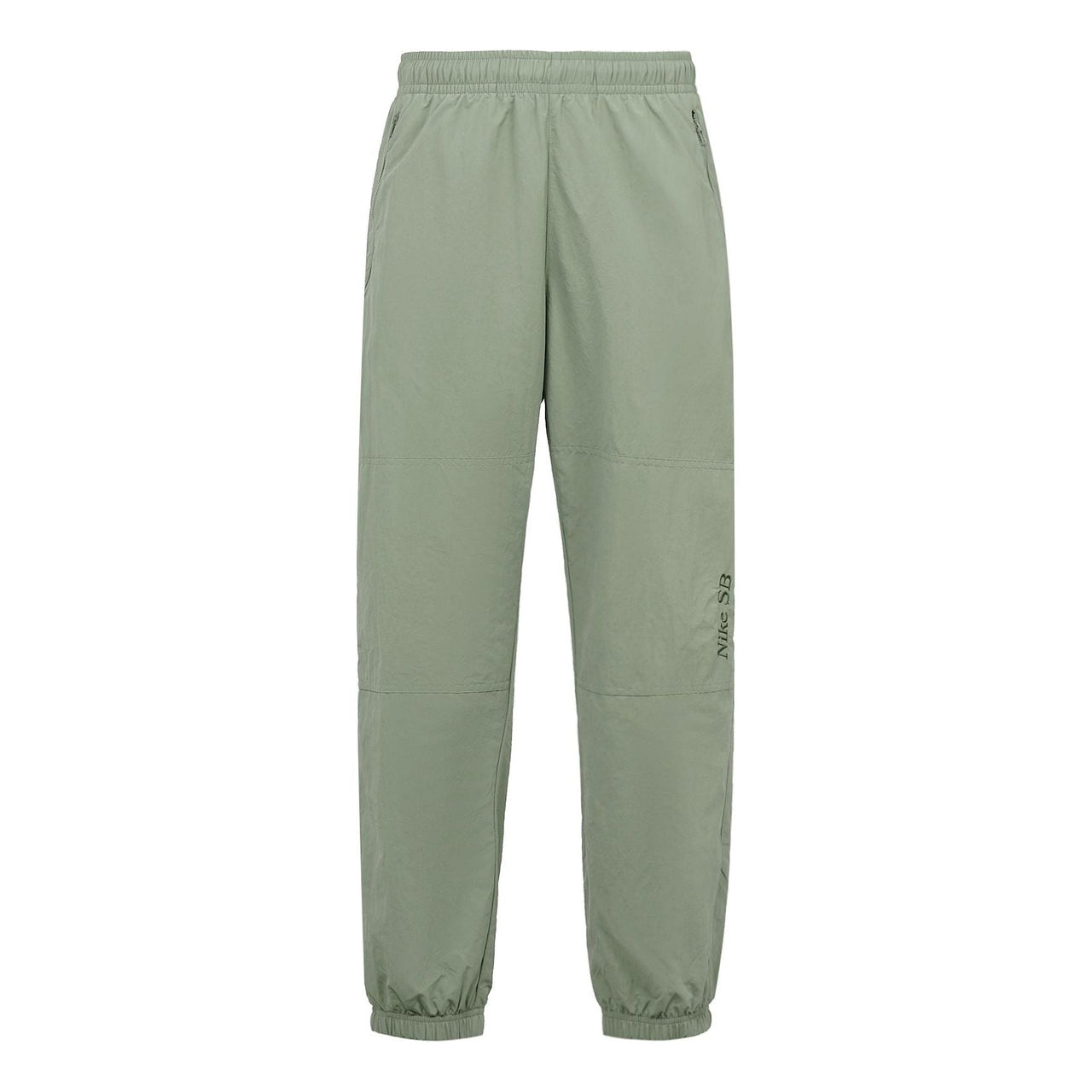 Nike SB Logo Embroidered Skateboard Woven Sports Pants Green CV4333-320
