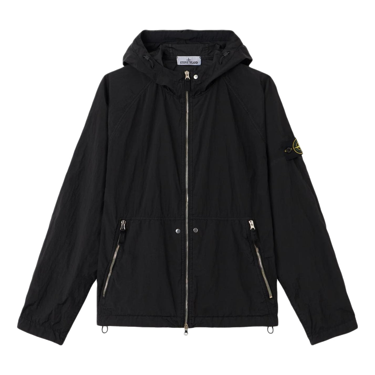 STONE ISLAND 4100119 Nylon Metal ECONYL Hooded Jacket 'Black' L1S154100119S0020V0029