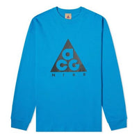 Men's Nike Acg Long Sleeves Royal Blue T-Shirt BQ3457-411