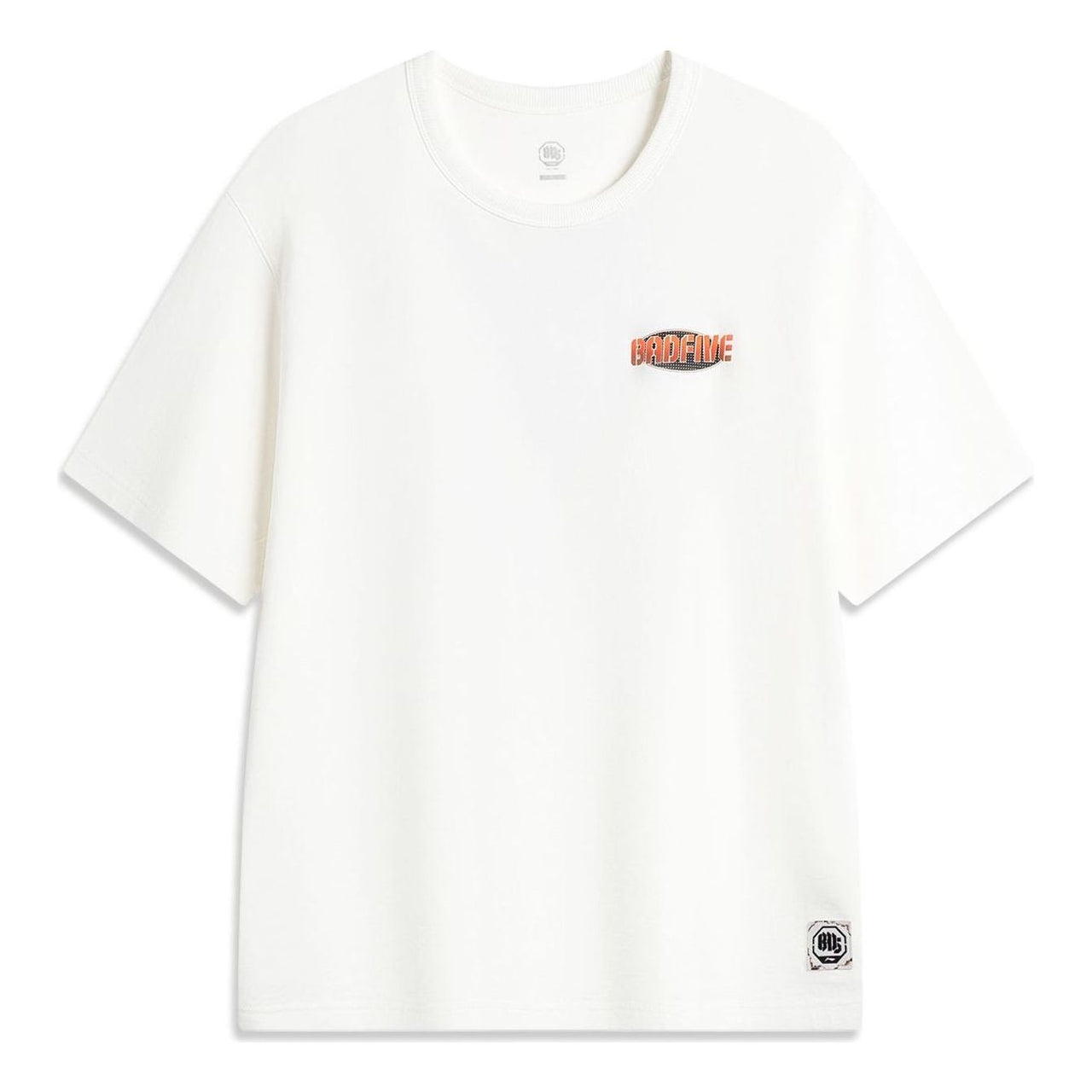 Li-Ning BadFive Hoops Graphic T-shirt 'White' AHSU149-1