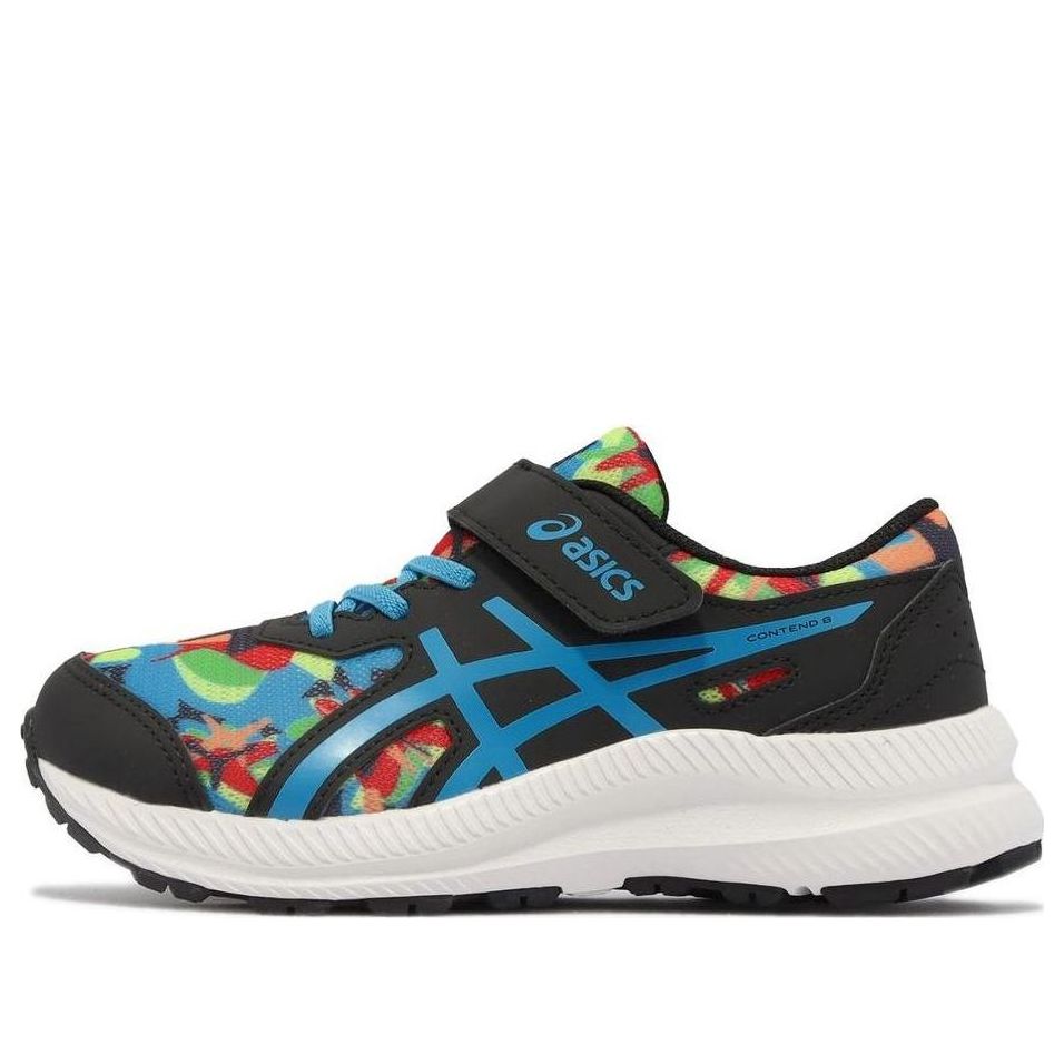 (PS) ASICS Contend 8 'Black Island Blue Camo' 1014A293-003