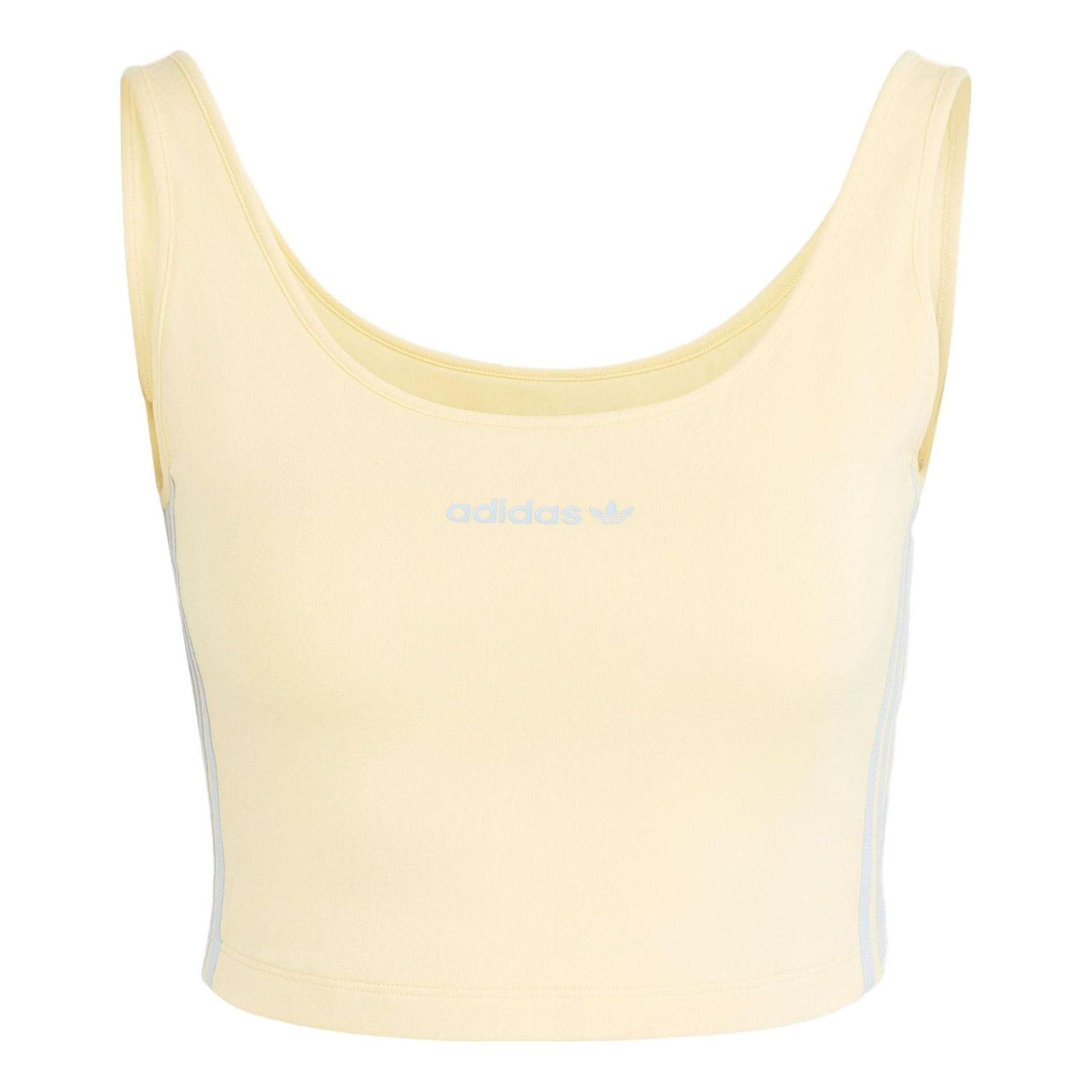 (WMNS) adidas Island Club Crop Tank 'Yellow' IT8157