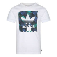 adidas originals Towning Printing Short Sleeve White DU8360