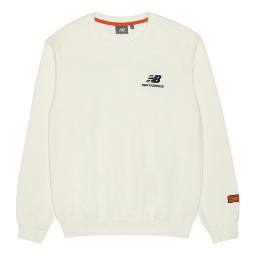New Balance Unisex Round-neck Sweatshirt Ivory NCA34033-IV