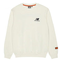 New Balance Unisex Round-neck Sweatshirt Ivory NCA34033-IV