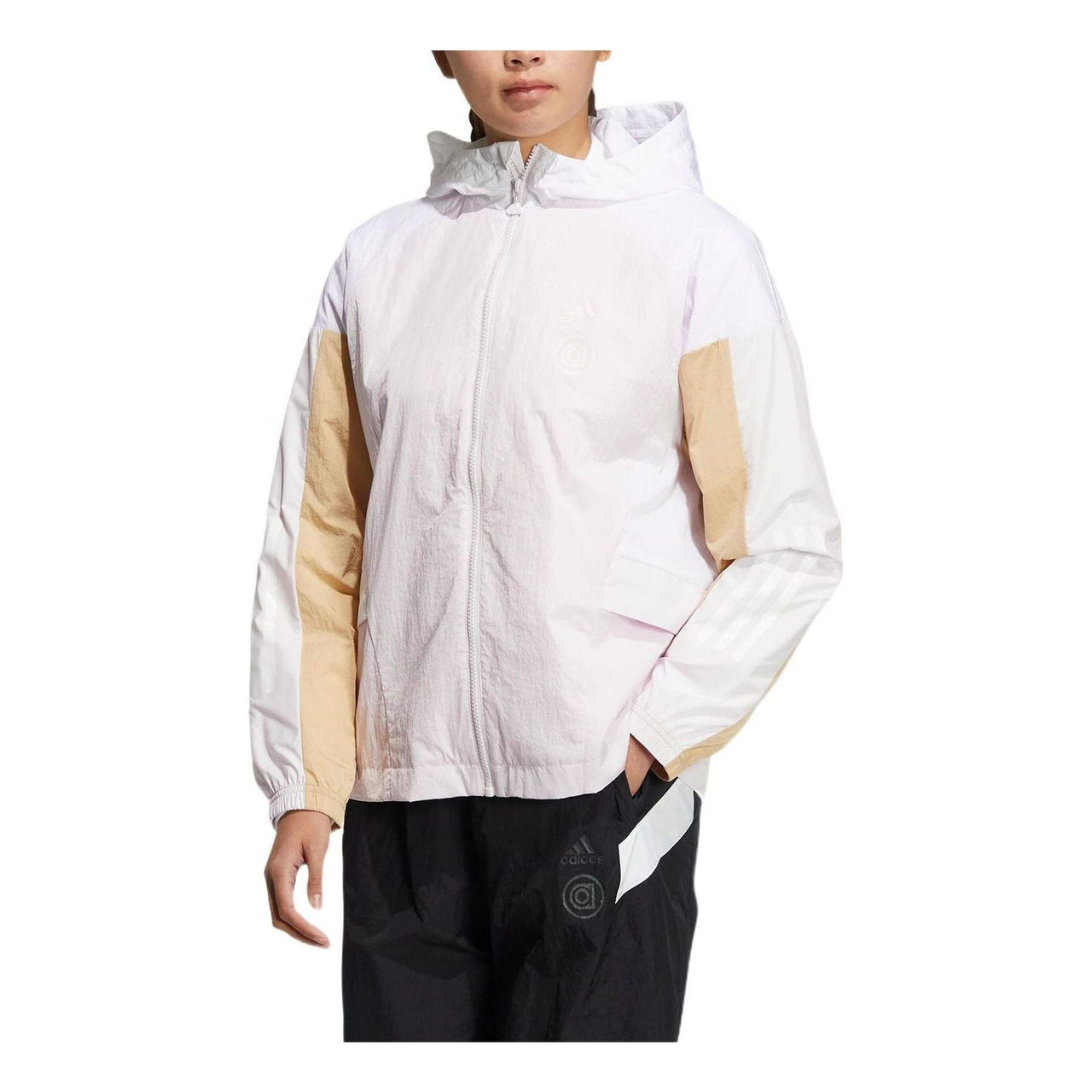 (WMNS) adidas Hooded Jacket Asia Sizing 'Whtie' HM5277