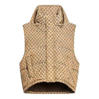 Balenciaga x Gucci The Hacker Project Hacker Cocoon Puffer Gilet Vest 'Beige' 681884TLO539585
