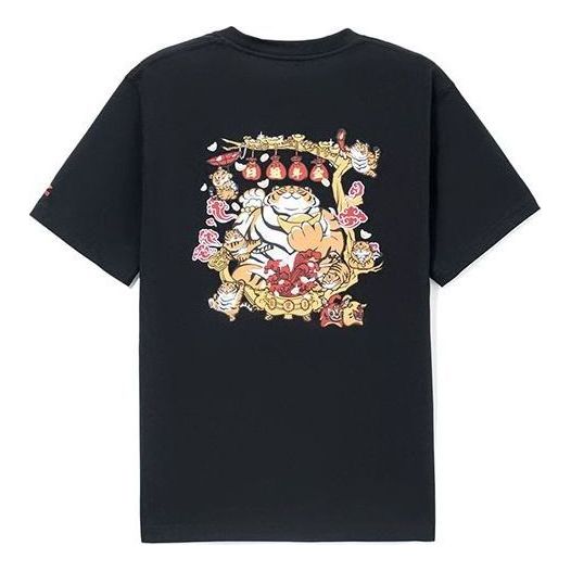 Li-Ning Rijindoujin Cartoon Graphic T-shirt 'Black' AHSS053-3